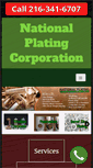 Mobile Screenshot of nationalplatingcorp.com